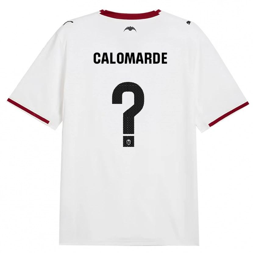 Danxen Kinder Jorge Calomarde #0 Schwarz Weiß Rot Gelb Heimtrikot Trikot 2026/27 T-Shirt