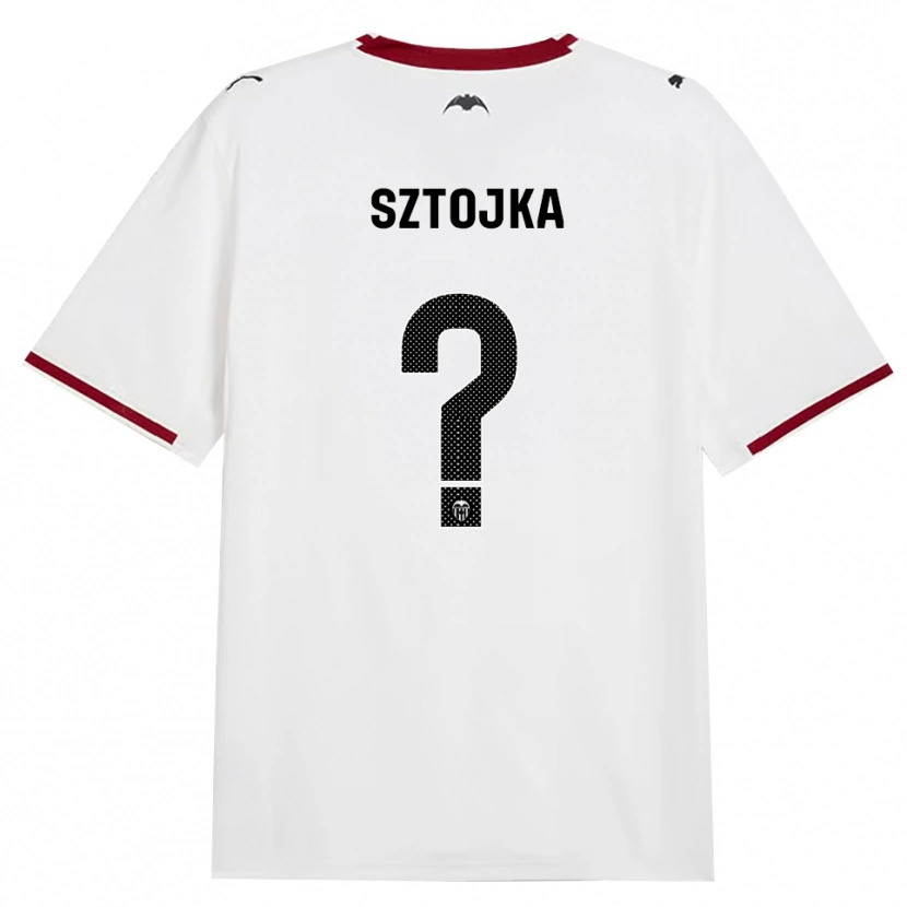Danxen Kinder Márk Sztojka #0 Schwarz Weiß Rot Gelb Heimtrikot Trikot 2026/27 T-Shirt