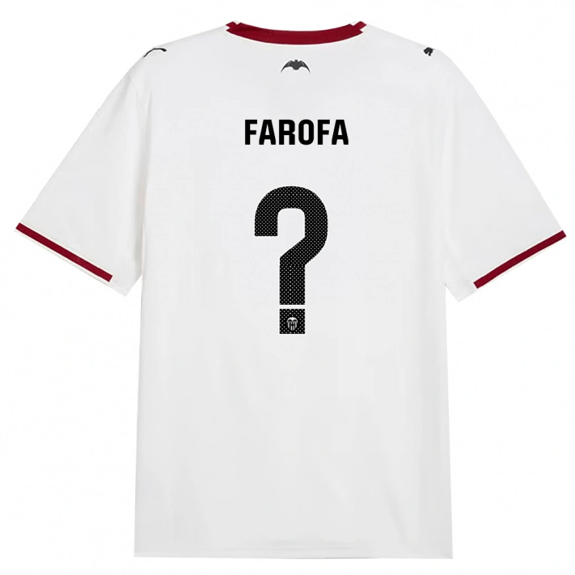 Danxen Kinder Rodrigo Farofa #0 Schwarz Weiß Rot Gelb Heimtrikot Trikot 2026/27 T-Shirt