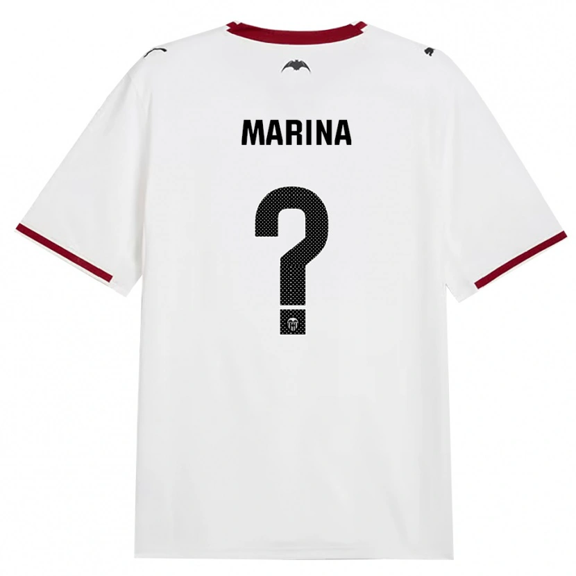 Danxen Kinder Marina Llacer Muñoz #0 Schwarz Weiß Rot Gelb Heimtrikot Trikot 2026/27 T-Shirt