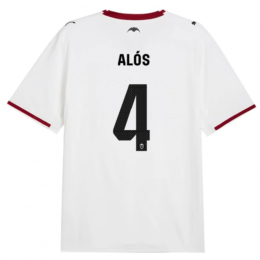 Danxen Kinder Carlos Alós #4 Schwarz Weiß Rot Gelb Heimtrikot Trikot 2026/27 T-Shirt