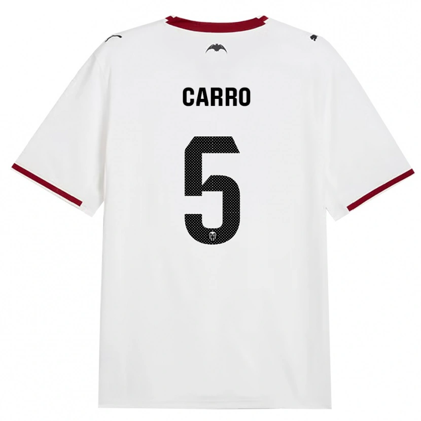 Danxen Kinder Marta Carro #5 Schwarz Weiß Rot Gelb Heimtrikot Trikot 2026/27 T-Shirt