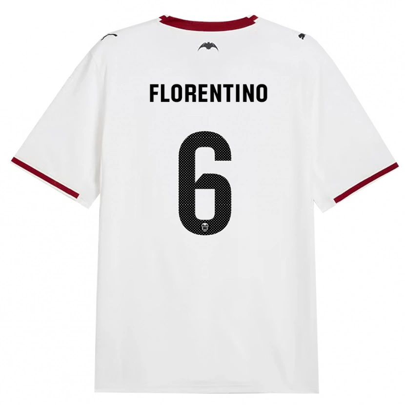 Danxen Kinder Claudia Florentino #6 Schwarz Weiß Rot Gelb Heimtrikot Trikot 2026/27 T-Shirt