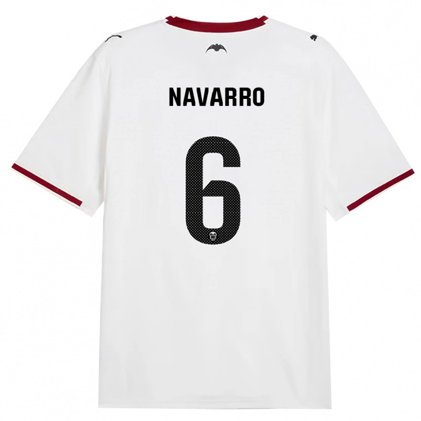 Danxen Kinder Javi Navarro #6 Schwarz Weiß Rot Gelb Heimtrikot Trikot 2026/27 T-Shirt