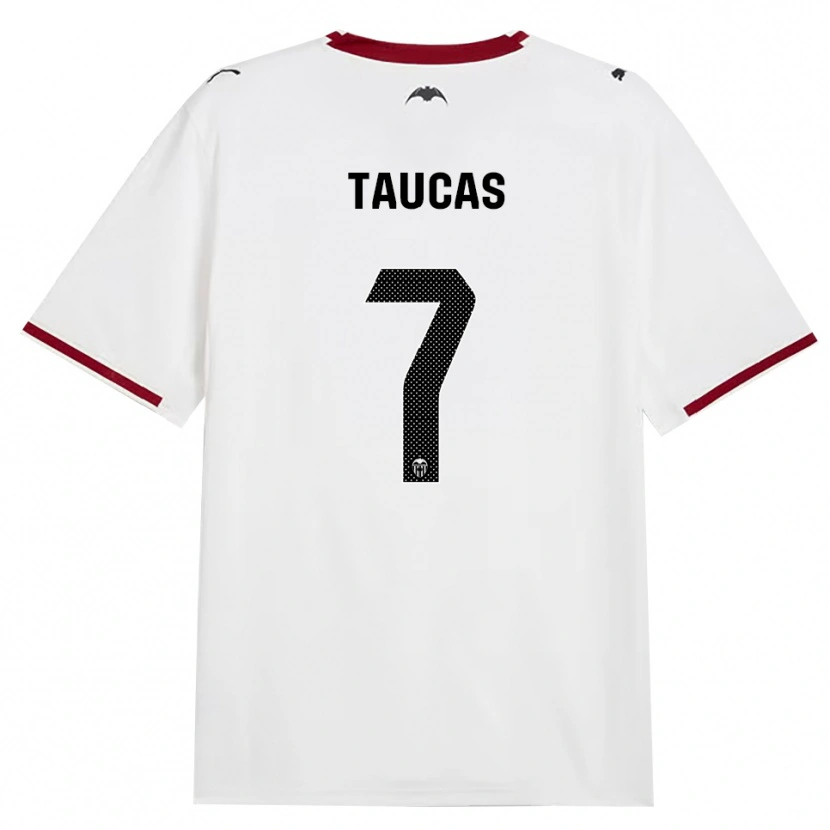 Danxen Kinder Dominykas Taučas #7 Schwarz Weiß Rot Gelb Heimtrikot Trikot 2026/27 T-Shirt