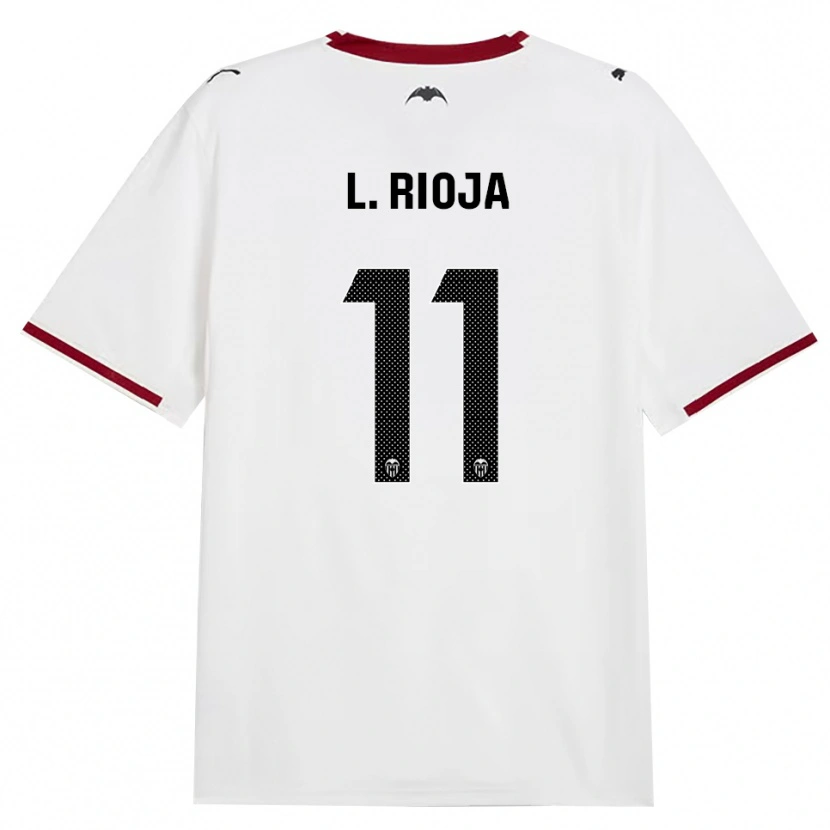 Danxen Kinder Luis Rioja #11 Schwarz Weiß Rot Gelb Heimtrikot Trikot 2026/27 T-Shirt