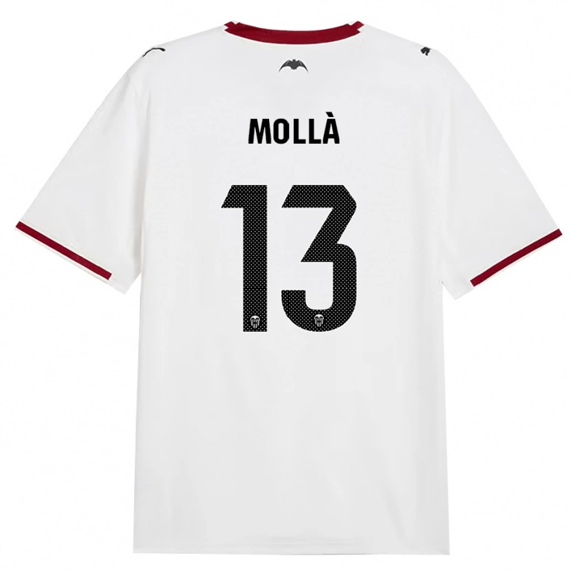 Danxen Kinder Pablo Mollà #13 Schwarz Weiß Rot Gelb Heimtrikot Trikot 2026/27 T-Shirt