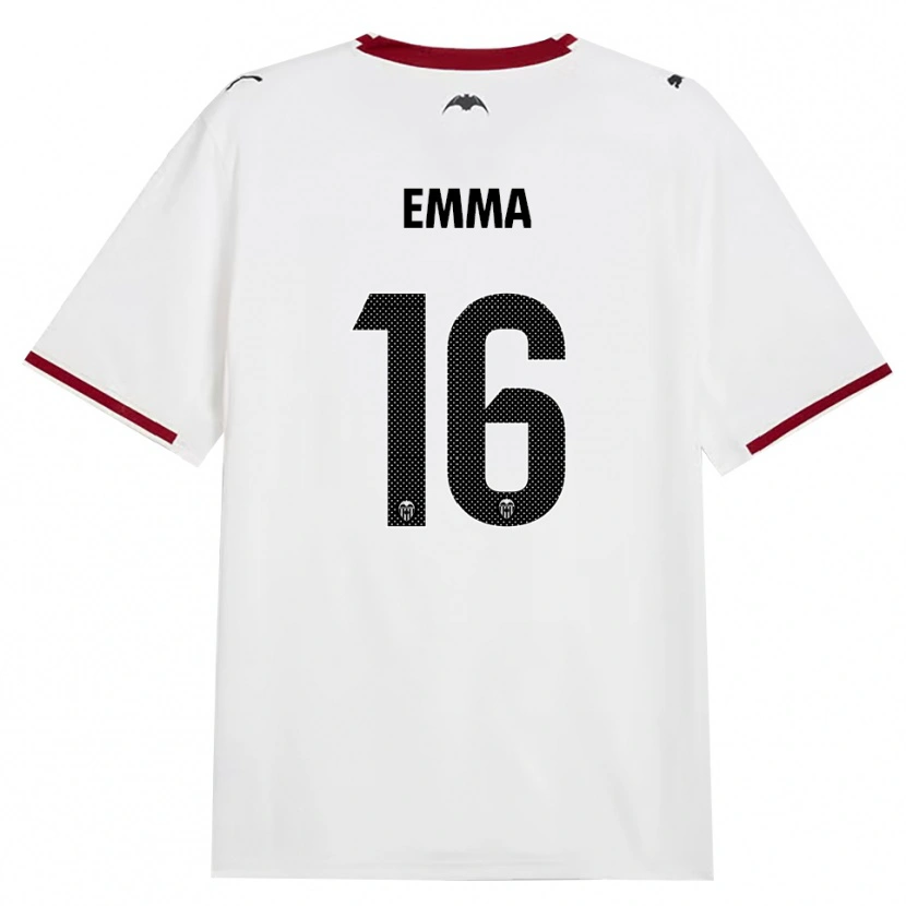 Danxen Kinder Emma Martín Queralt #16 Schwarz Weiß Rot Gelb Heimtrikot Trikot 2026/27 T-Shirt