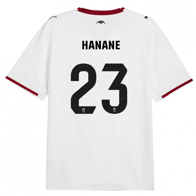 Danxen Kinder Hanane Ait El Haj #23 Schwarz Weiß Rot Gelb Heimtrikot Trikot 2026/27 T-Shirt