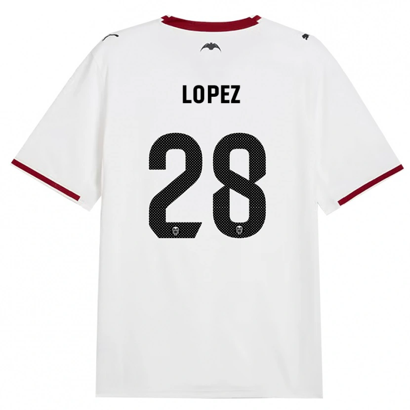 Danxen Kinder Saray Lopez #28 Schwarz Weiß Rot Gelb Heimtrikot Trikot 2026/27 T-Shirt