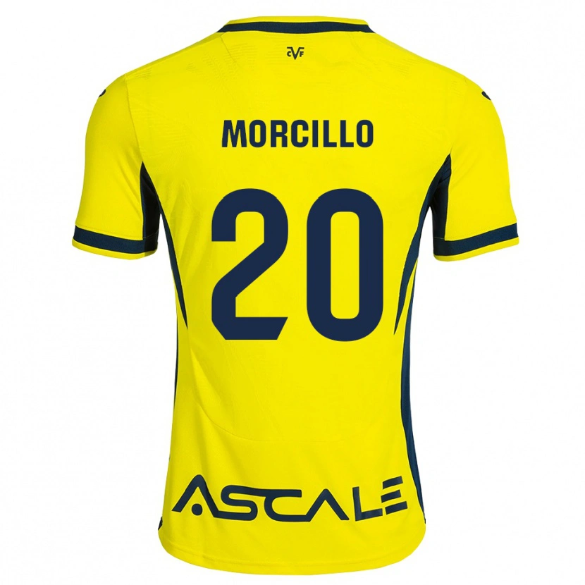 Danxen Kinder Raquel Morcillo #20 Gelb Schwarz Rot Heimtrikot Trikot 2026/27 T-Shirt