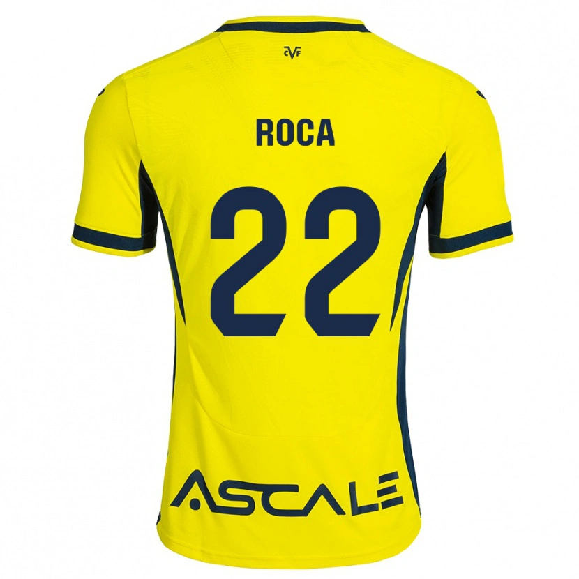 Danxen Kinder Mauro Roca #22 Gelb Schwarz Rot Heimtrikot Trikot 2026/27 T-Shirt