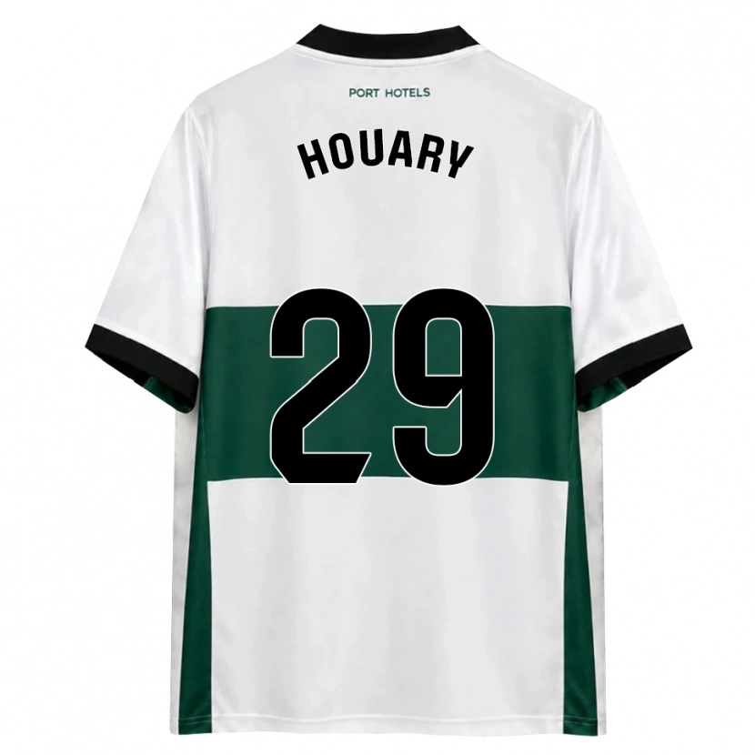 Danxen Kinder Ali Houary #29 Grün Weiß Rot Heimtrikot Trikot 2026/27 T-Shirt