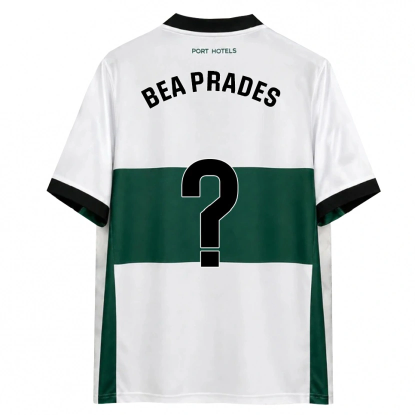 Danxen Kinder Beatriz Prades Insa #0 Grün Weiß Rot Heimtrikot Trikot 2026/27 T-Shirt