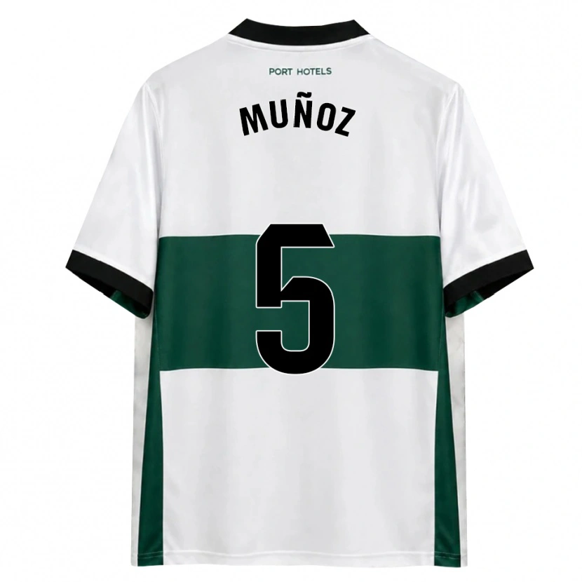 Danxen Kinder Ismael Muñoz #5 Grün Weiß Rot Heimtrikot Trikot 2026/27 T-Shirt
