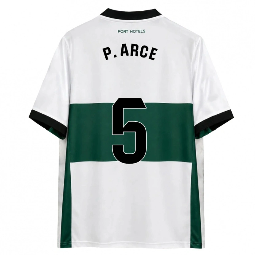 Danxen Kinder Paula Arce Moreno #5 Grün Weiß Rot Heimtrikot Trikot 2026/27 T-Shirt