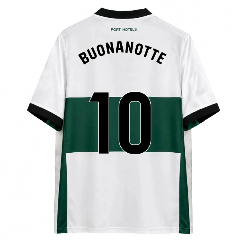 Danxen Kinder Facundo Buonanotte #10 Grün Weiß Rot Heimtrikot Trikot 2026/27 T-Shirt