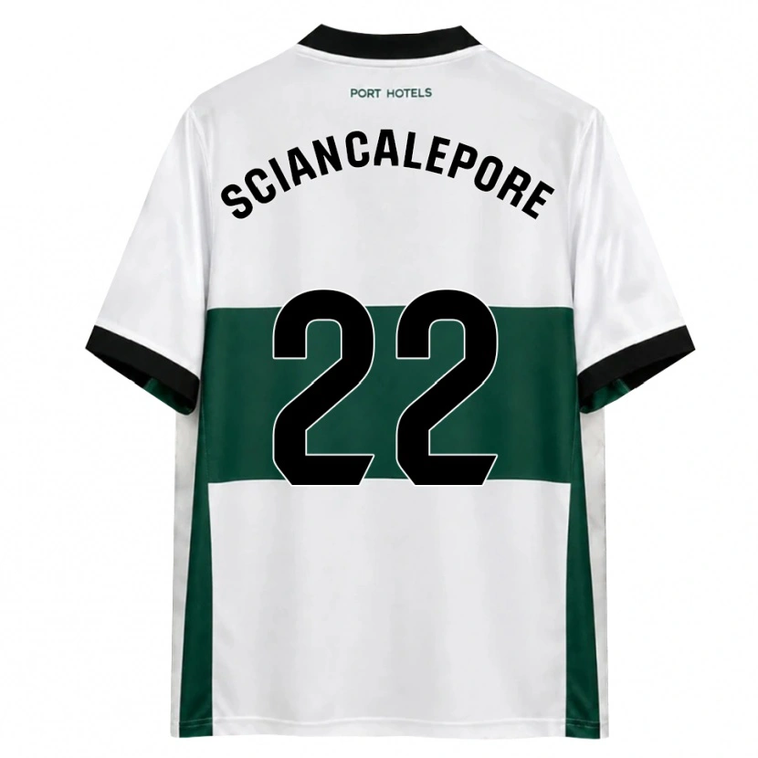 Danxen Kinder Mateo Sciancalepore #22 Grün Weiß Rot Heimtrikot Trikot 2026/27 T-Shirt