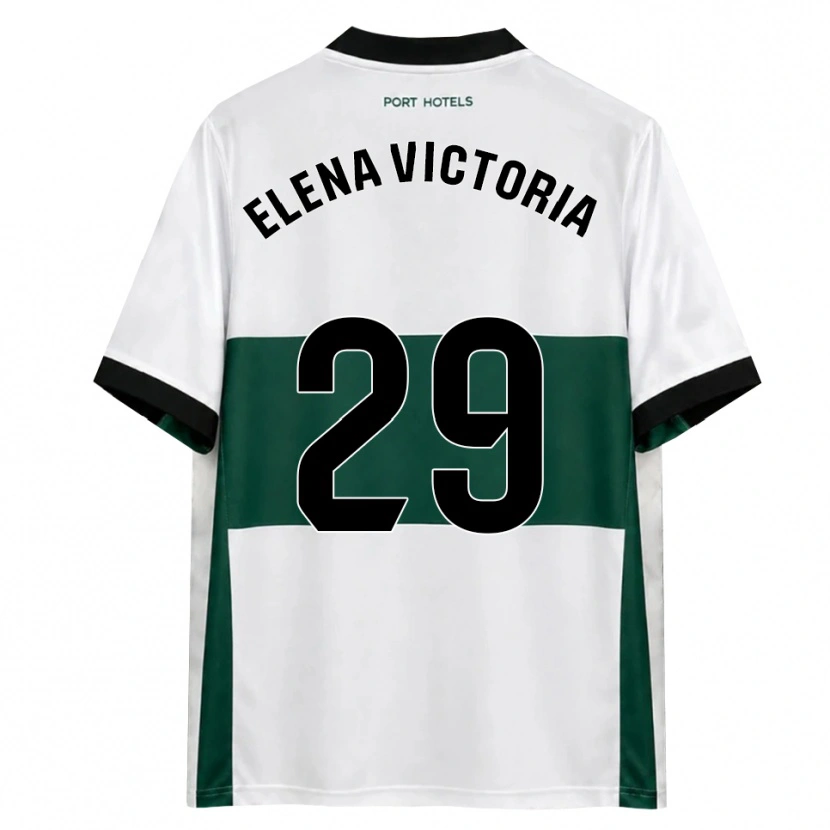 Danxen Kinder Elena Victoria Mas Berna #29 Grün Weiß Rot Heimtrikot Trikot 2026/27 T-Shirt