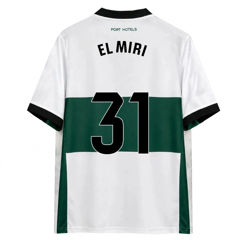 Danxen Kinder Walid El Miri #31 Grün Weiß Rot Heimtrikot Trikot 2026/27 T-Shirt
