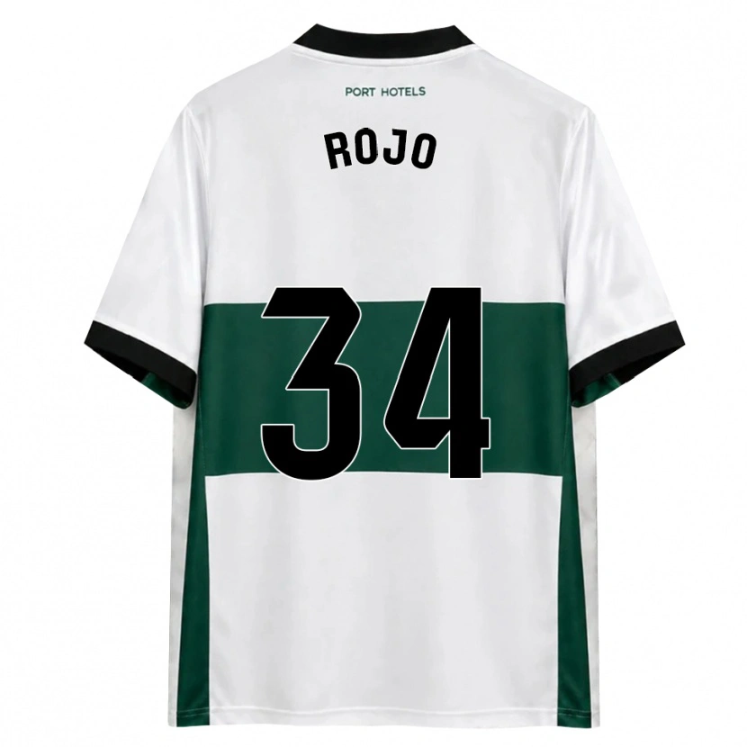 Danxen Kinder Pablo Rojo #34 Grün Weiß Rot Heimtrikot Trikot 2026/27 T-Shirt