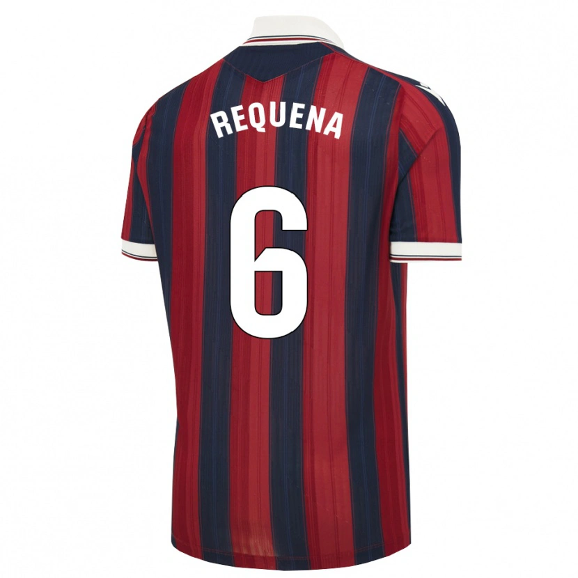 Danxen Kinder Dani Requena #6 Mitternachtsblau Rot Heimtrikot Trikot 2026/27 T-Shirt