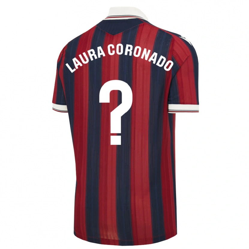 Danxen Kinder Laura Coronado Vilchez #0 Mitternachtsblau Rot Heimtrikot Trikot 2026/27 T-Shirt