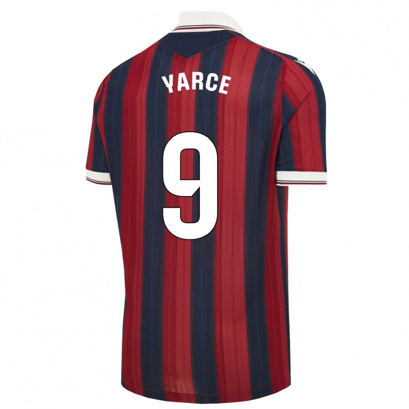 Danxen Kinder Brandon Yarce #9 Mitternachtsblau Rot Heimtrikot Trikot 2026/27 T-Shirt
