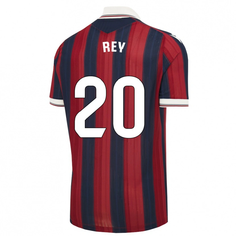 Danxen Kinder Oriol Rey #20 Mitternachtsblau Rot Heimtrikot Trikot 2026/27 T-Shirt