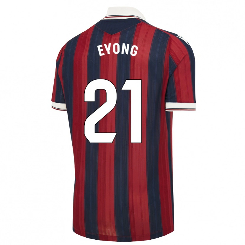 Danxen Kinder Karl Etta Eyong #21 Mitternachtsblau Rot Heimtrikot Trikot 2026/27 T-Shirt