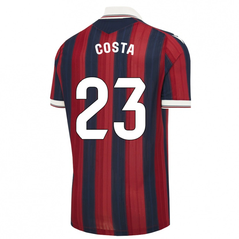 Danxen Kinder Manuel Costa #23 Mitternachtsblau Rot Heimtrikot Trikot 2026/27 T-Shirt