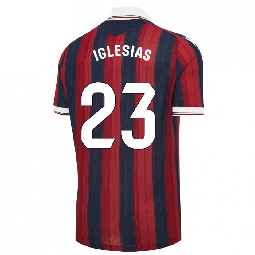 Danxen Kinder Dylan Iglesias #23 Mitternachtsblau Rot Heimtrikot Trikot 2026/27 T-Shirt