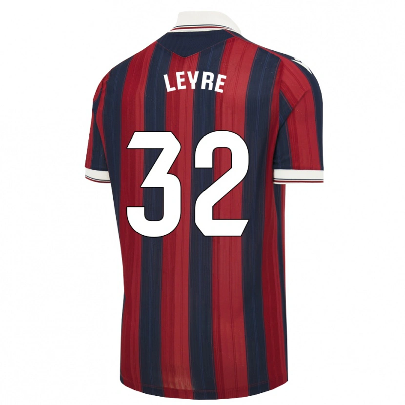 Danxen Kinder Leyre Secades #32 Mitternachtsblau Rot Heimtrikot Trikot 2026/27 T-Shirt