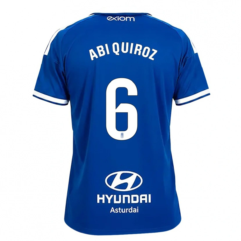 Danxen Kinder Abi Quiroz #6 Mittelblau Weiß Heimtrikot Trikot 2026/27 T-Shirt