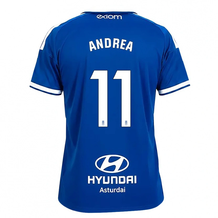 Danxen Kinder Andrea Sordo Gutierrez #11 Mittelblau Weiß Heimtrikot Trikot 2026/27 T-Shirt