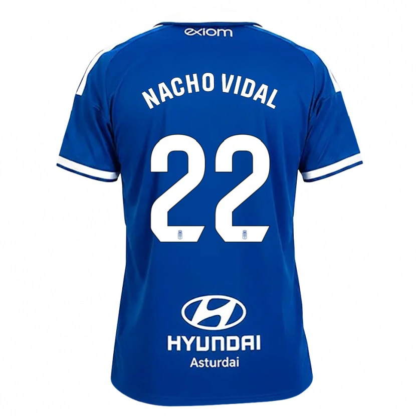 Danxen Kinder Nacho Vidal #22 Mittelblau Weiß Heimtrikot Trikot 2026/27 T-Shirt