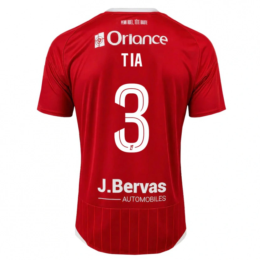 Danxen Kinder Davy Tia #3 Weiß Rot Heimtrikot Trikot 2026/27 T-Shirt