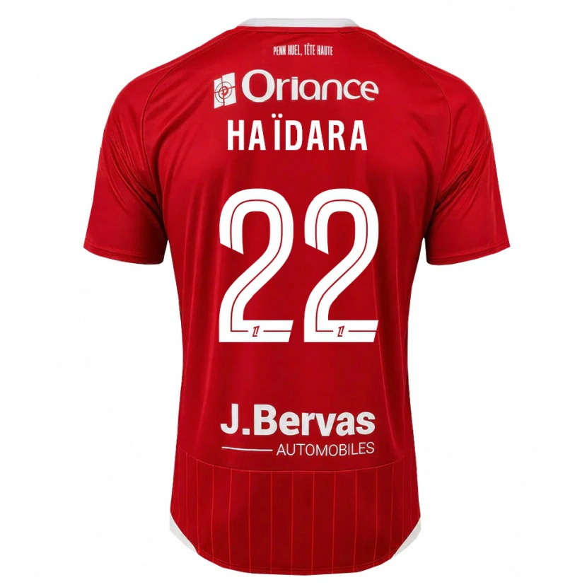 Danxen Kinder Massadio Haidara #22 Weiß Rot Heimtrikot Trikot 2026/27 T-Shirt