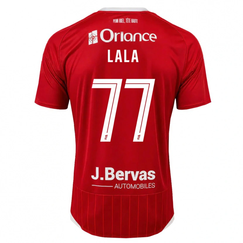 Danxen Kinder Kenny Lala #77 Weiß Rot Heimtrikot Trikot 2026/27 T-Shirt