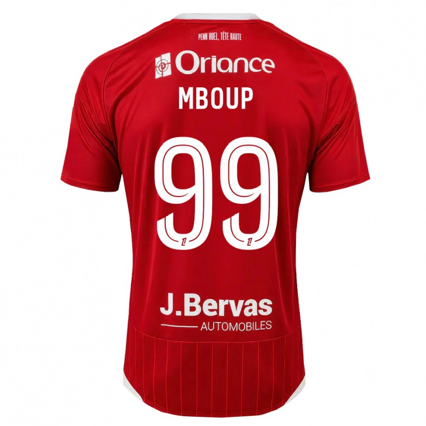 Danxen Kinder Pathé Mboup #99 Weiß Rot Heimtrikot Trikot 2026/27 T-Shirt