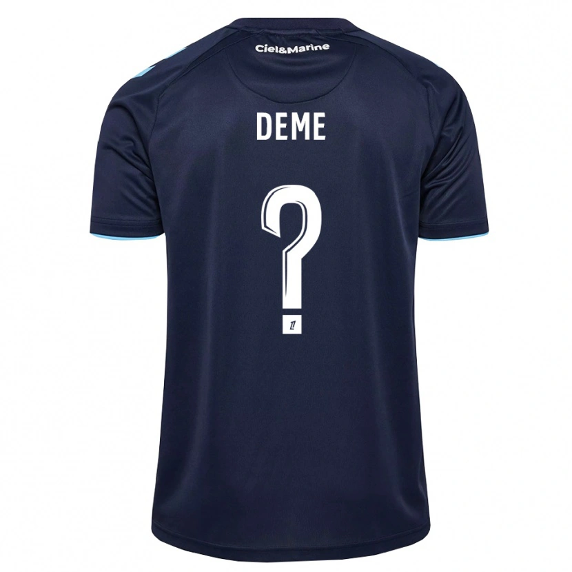 Danxen Kinder Daouda Deme #0 Kornblumenblau Mitternachtsblau Heimtrikot Trikot 2026/27 T-Shirt