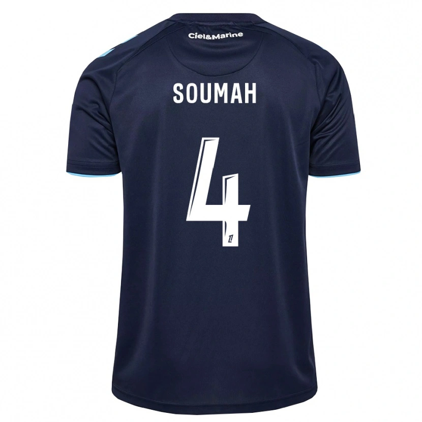 Danxen Kinder Mohamed Soumah #4 Kornblumenblau Mitternachtsblau Heimtrikot Trikot 2026/27 T-Shirt