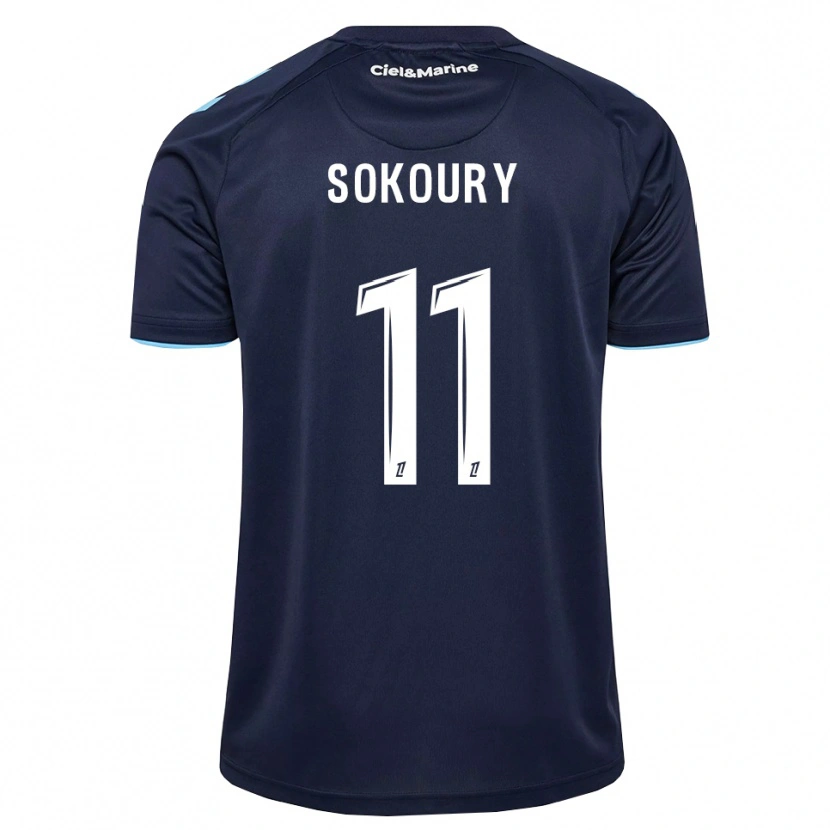 Danxen Kinder Junior Sokoury #11 Kornblumenblau Mitternachtsblau Heimtrikot Trikot 2026/27 T-Shirt