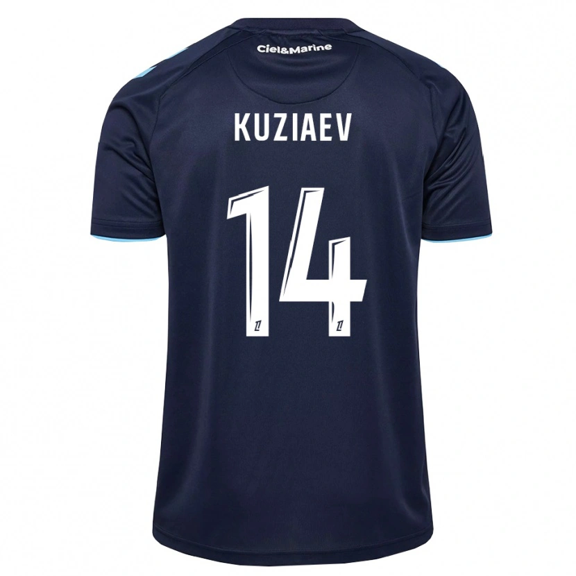 Danxen Kinder Daler Kuzyaev #14 Kornblumenblau Mitternachtsblau Heimtrikot Trikot 2026/27 T-Shirt