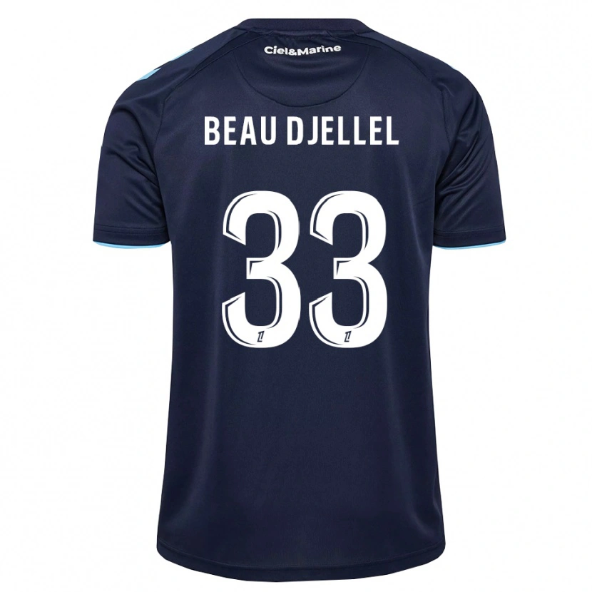Danxen Kinder Yanis Beau Djellel #33 Kornblumenblau Mitternachtsblau Heimtrikot Trikot 2026/27 T-Shirt