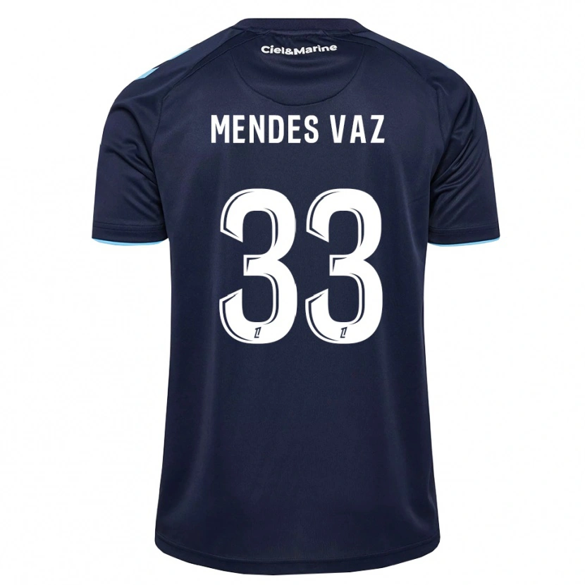Danxen Kinder Hernâni Mendes Vaz #33 Kornblumenblau Mitternachtsblau Heimtrikot Trikot 2026/27 T-Shirt