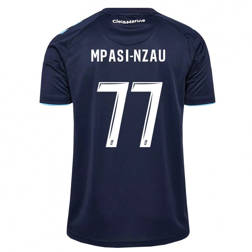Danxen Kinder Lionel Mpasi-Nzau #77 Kornblumenblau Mitternachtsblau Heimtrikot Trikot 2026/27 T-Shirt