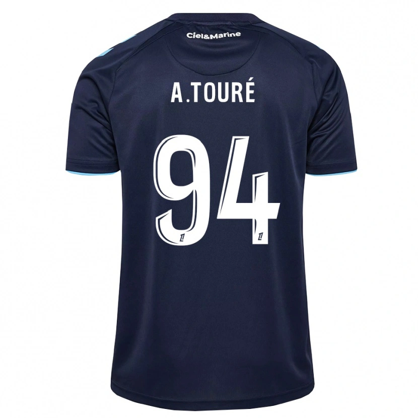 Danxen Kinder Abdoulaye Touré #94 Kornblumenblau Mitternachtsblau Heimtrikot Trikot 2026/27 T-Shirt