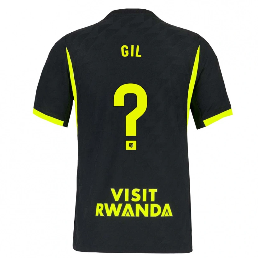 Danxen Kinder Luis Gil #0 Hellgrün Schwarz Auswärtstrikot Trikot 2026/27 T-Shirt
