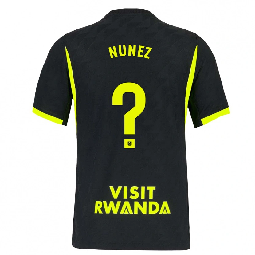Danxen Kinder Rafael Nunez #0 Hellgrün Schwarz Auswärtstrikot Trikot 2026/27 T-Shirt